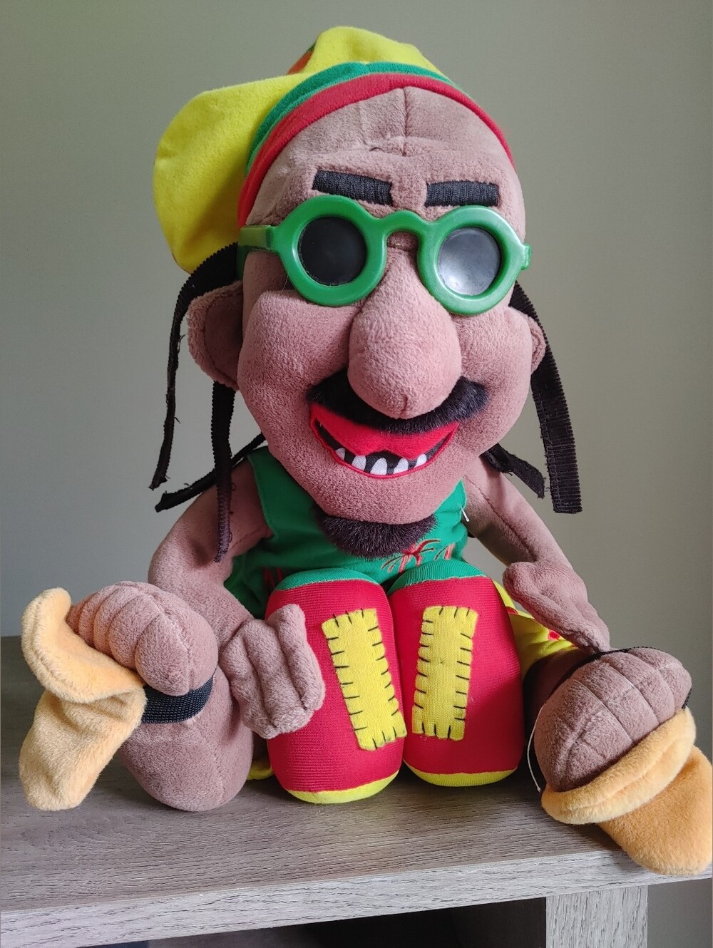 Jamaica Rastaman Bob Marley Plush